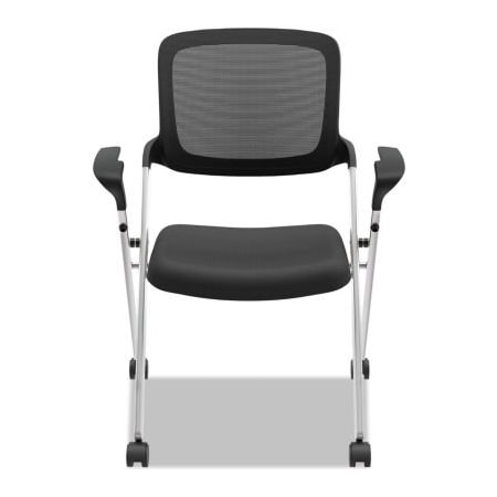 Hon HON VL314 Mesh Back Nesting Chair - Pack of 2 BSXVL314SLVR